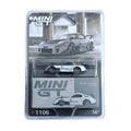 Mini GT #1106 Mazda RX-7 RE-Amemiya Silver Metallic Blister Pack | 1:64 Die-Cast Collectible