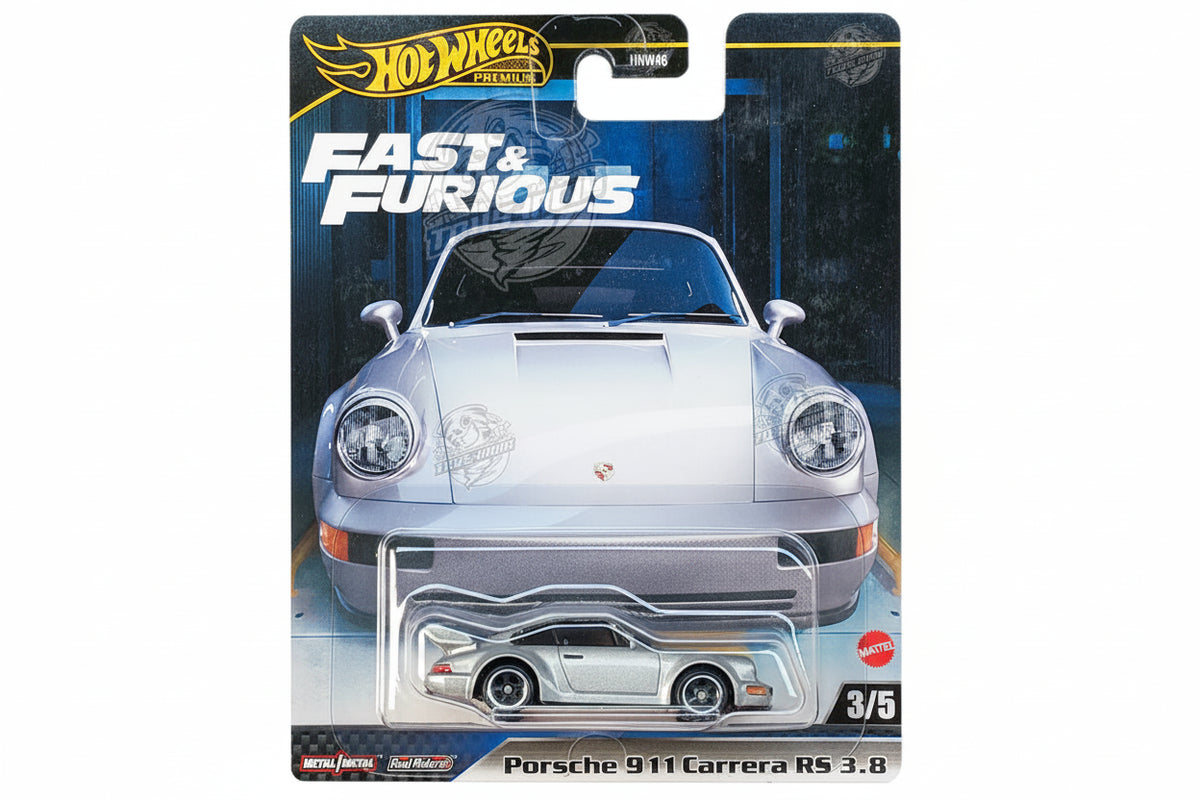Hot Wheels Premium Fast & Furious Pop Culture Porsche 911 Carrera RS 3.8 | 1:64 Scale Die-Cast Collectible