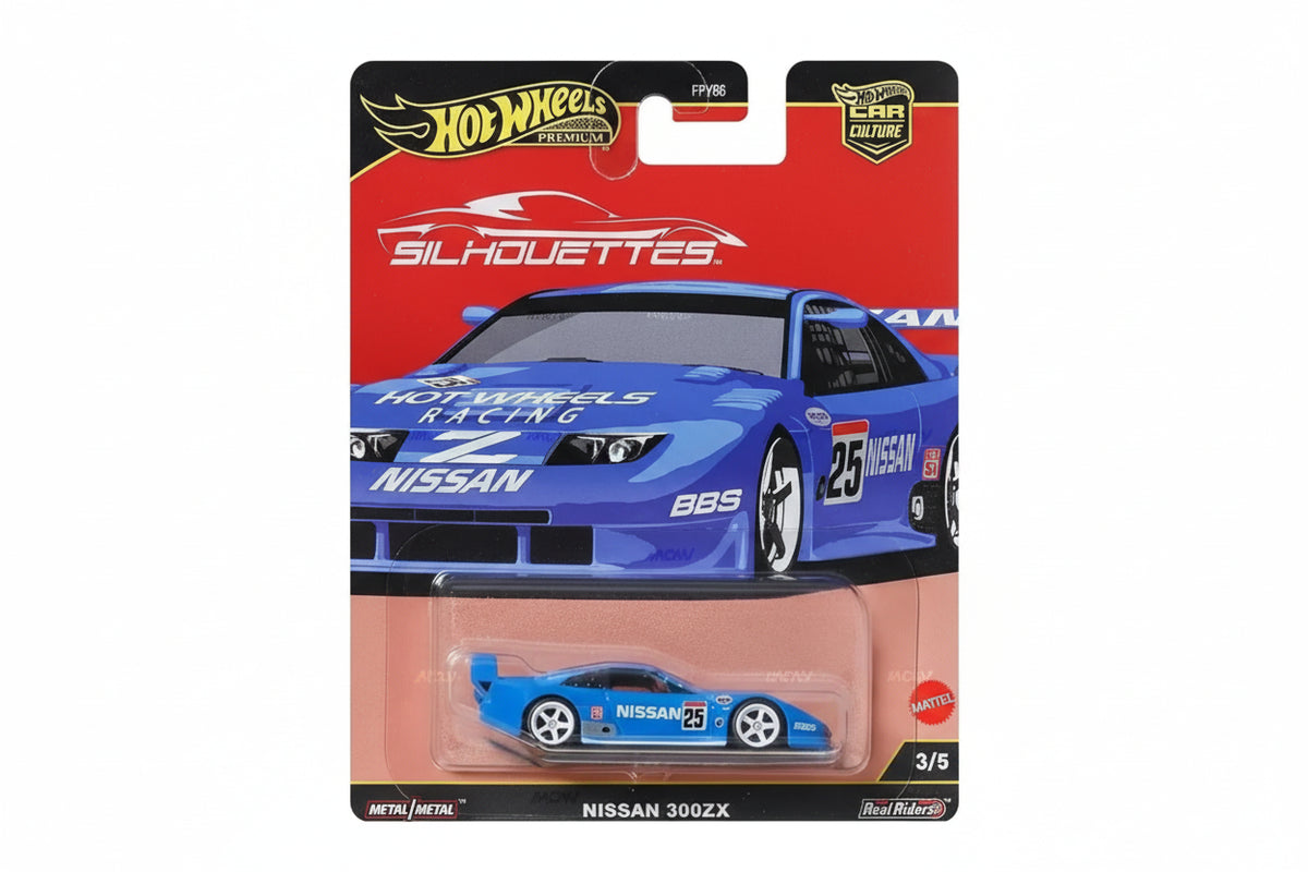 Hot Wheels Premium Euro Speed Nissan 300ZX | 1:64 Scale Die-Cast Collectible
