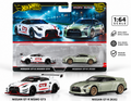 Hot Wheels Premium Car Culture 2-Pack Nissan GT-R NISMO GT3 + Nissan GT-R R35 | 1:64 Die-Cast Collectible