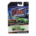 Hot Wheels Silver Series Neon Speeders 2008 Mitsubishi Lancer Evolution | 1:64 Scale Die-Cast Collectible