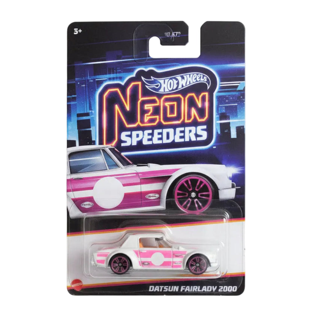 Hot Wheels Silver Series Neon Speeders Datsun Fairlady 2000 | 1:64 Scale Die-Cast Collectible