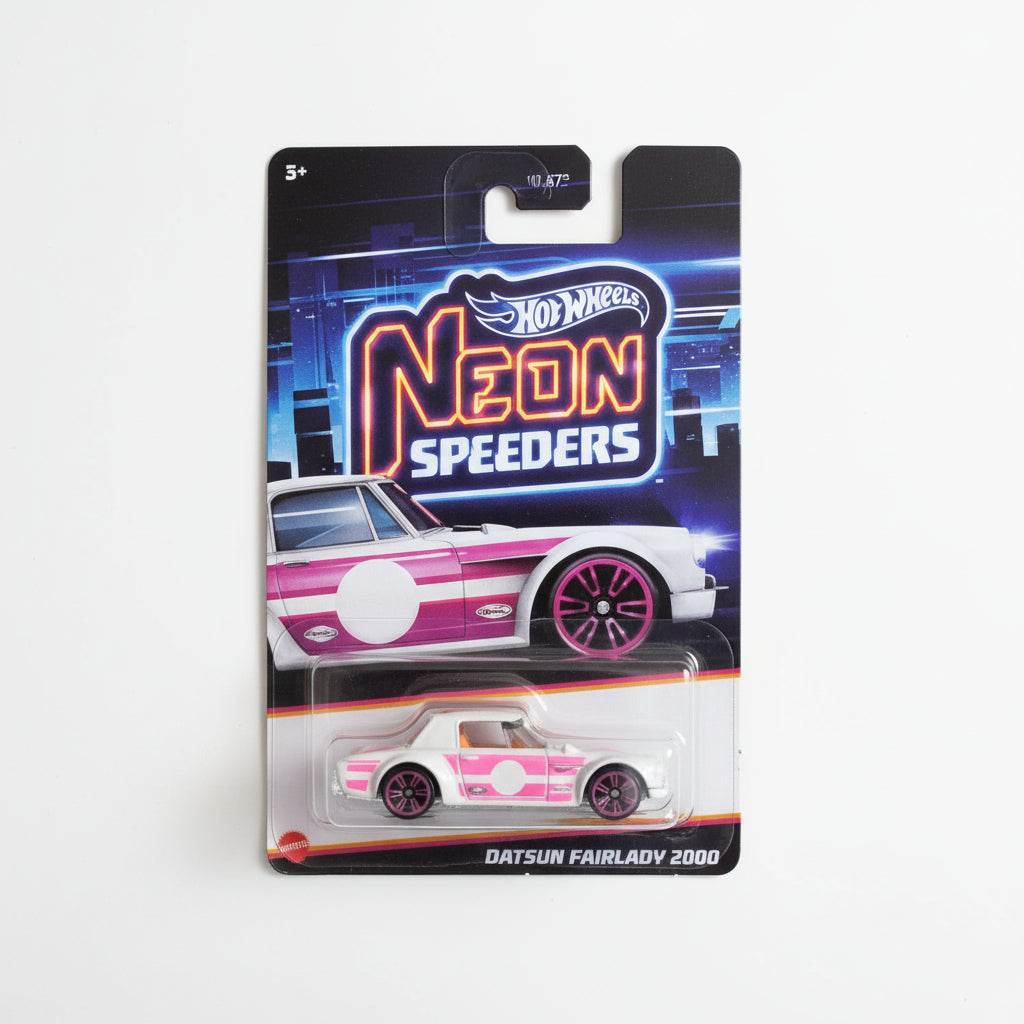 Hot Wheels Silver Series Neon Speeders Datsun Fairlady 2000 | 1:64 Scale Die-Cast Collectible