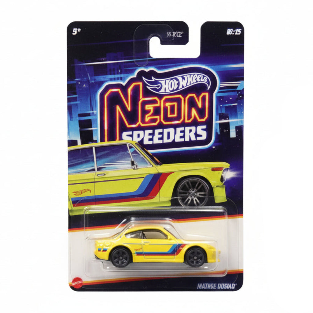 Hot Wheels Silver Series Neon Speeders BMW 2002 | 1:64 Scale Die-Cast Collectible