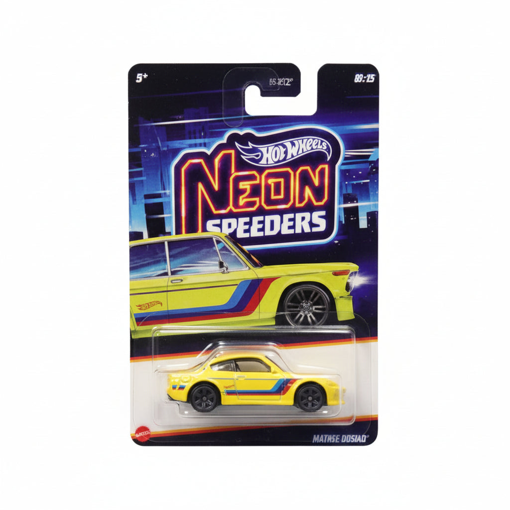 Hot Wheels Silver Series Neon Speeders BMW 2002 | 1:64 Scale Die-Cast Collectible