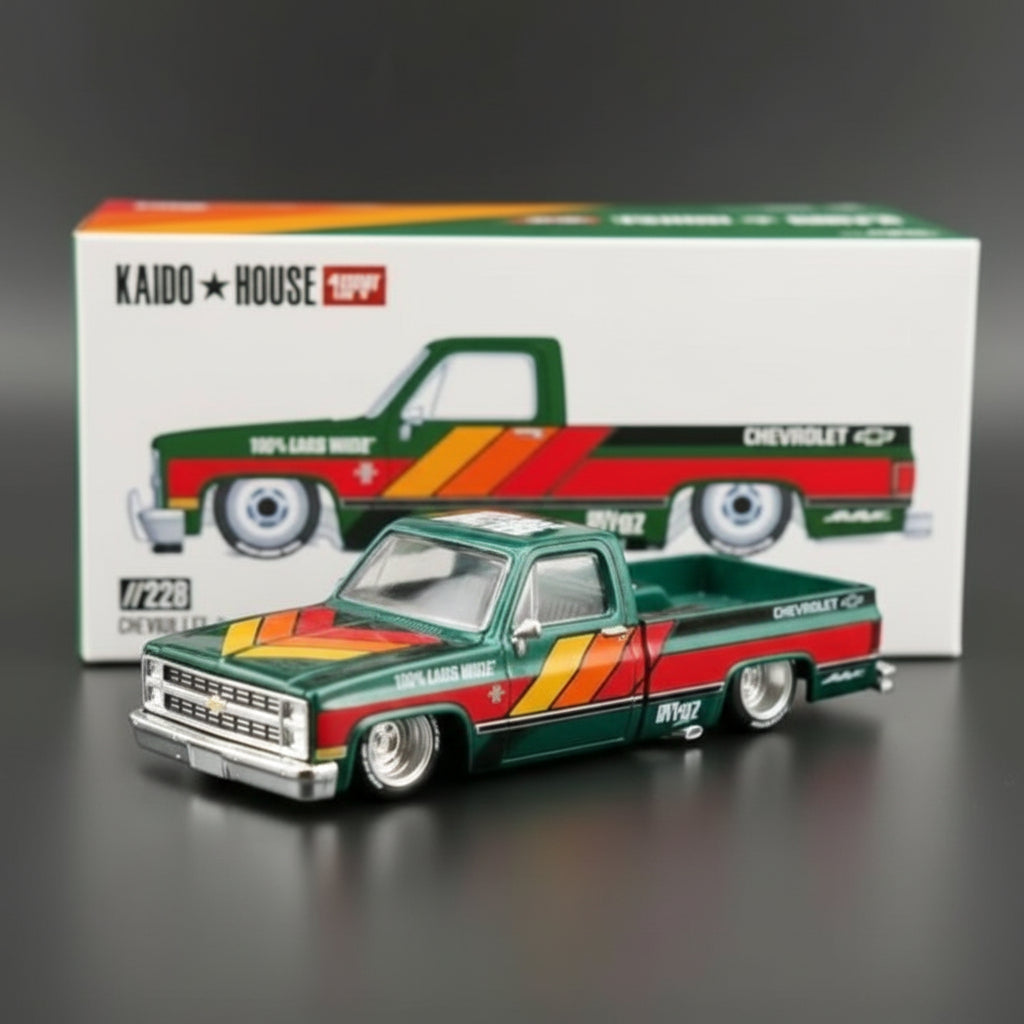 Kaido House x MiniGT Chevrolet Silverado Kaido Works V3 | 1:64 Scale Die-Cast Collectible