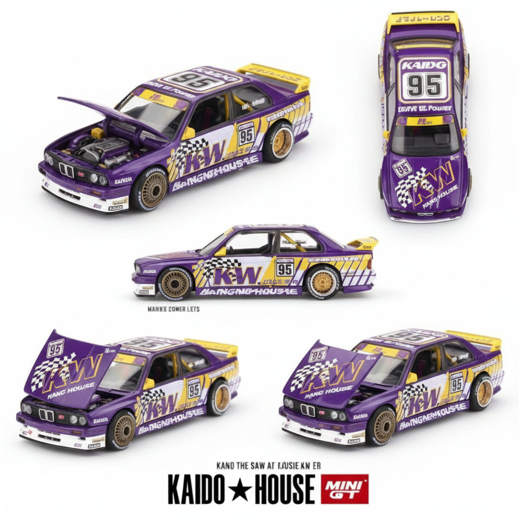 Kaido House x MiniGT BMW E30 M3 Kaido KW V1 | 1:64 Scale Die-Cast Collectible