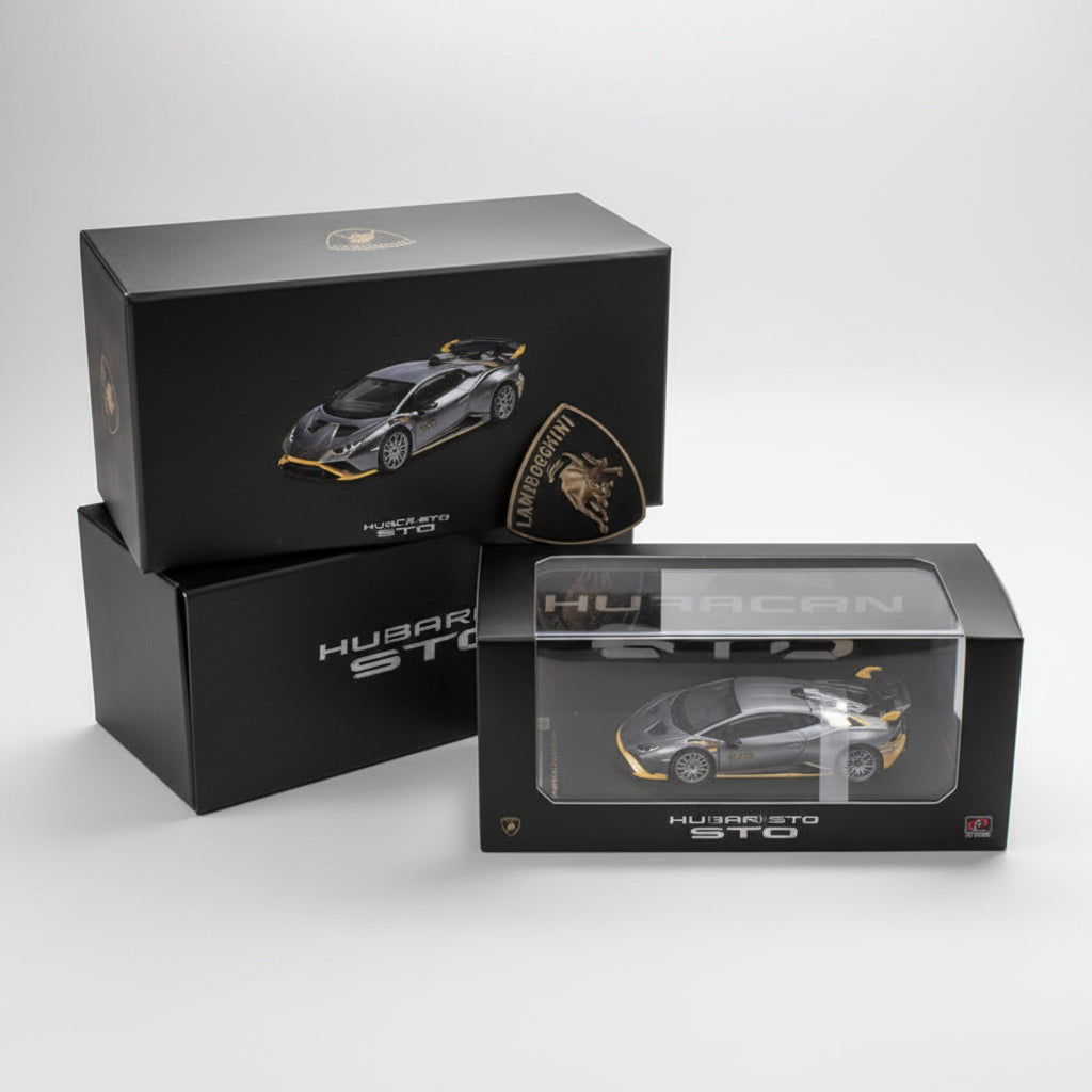 LCD - Lamborghini Huracán STO (Silver Grey) APA XPO Exclusive 1:64