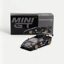 Mini GT 1:64 LB-Works Lamborghini Countach | Black | #1081 | Blister Pack | Die-Cast Collectible