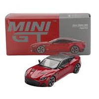 Mini GT 1:64 Aston Martin DBS | Hyper Red | #1065 | Blister Pack | Die-Cast Collectible