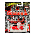 Hot Wheels Premium Pop Culture Deadpool Scooter | 1:64 Scale Die-Cast Collectible