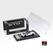 LCD Lamborghini Huracán STO White | 1:64 Scale Die-Cast Collectible
