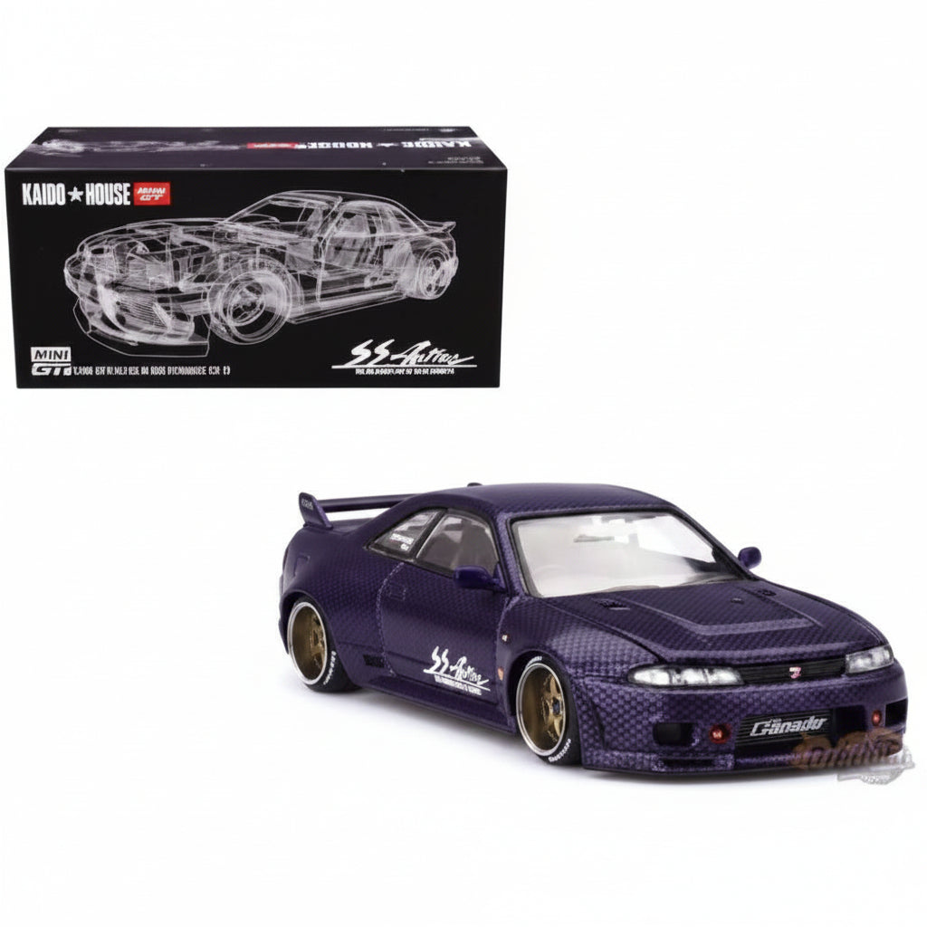 Kaido House x MiniGT Nissan Skyline R33 Carbone R V2 | 1:64 Scale Die-Cast Collectible