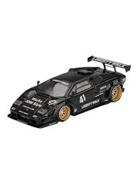 Mini GT 1:64 LB-Works Lamborghini Countach | Black | #1081 | Blister Pack | Die-Cast Collectible