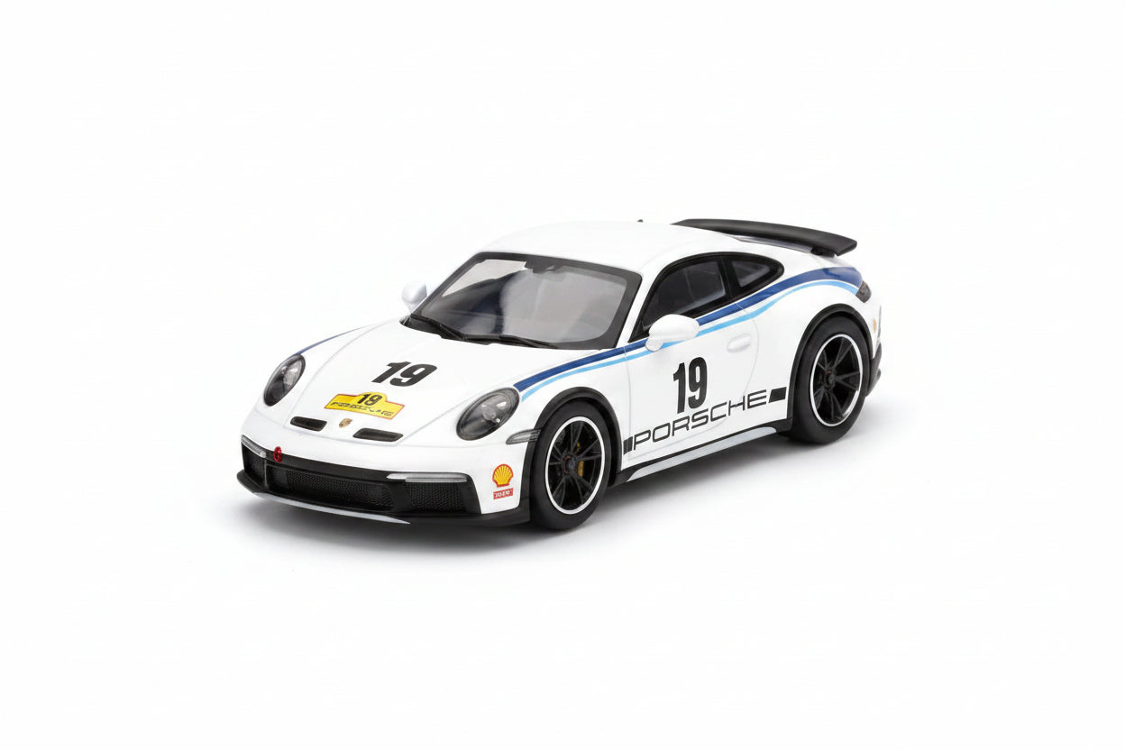 Mini GT 1:64 Porsche 911 Dakar Rally 1974 Livery | White | #1009 | Blister Pack | Die-Cast Collectible