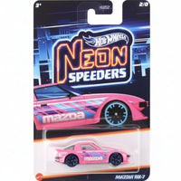 Hot Wheels Silver Series Neon Speeders Mazda RX-7 | 1:64 Scale Die-Cast Collectible