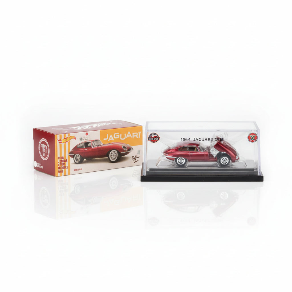 Hot Wheels RLC 1:64 — 1964 Jaguar E-Type (Series 1) | Spectraflame | Red Line Club Exclusive | Die-Cast Collectible