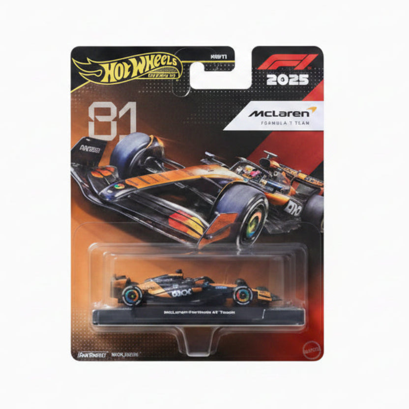 Hot Wheels Premium McLaren Formula 1 Team #81 | 1:64 Scale Die-Cast Collectible