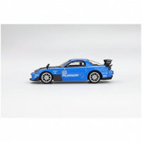 Mini GT 1:64 Mazda RX-7 FD3S RE-Amemiya 20B 3-Rotor | Blue | #61 | Die-Cast Collectible