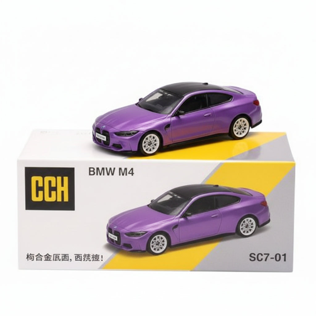 CCA - BMW M4 (Purple) 1:64 Die-Cast