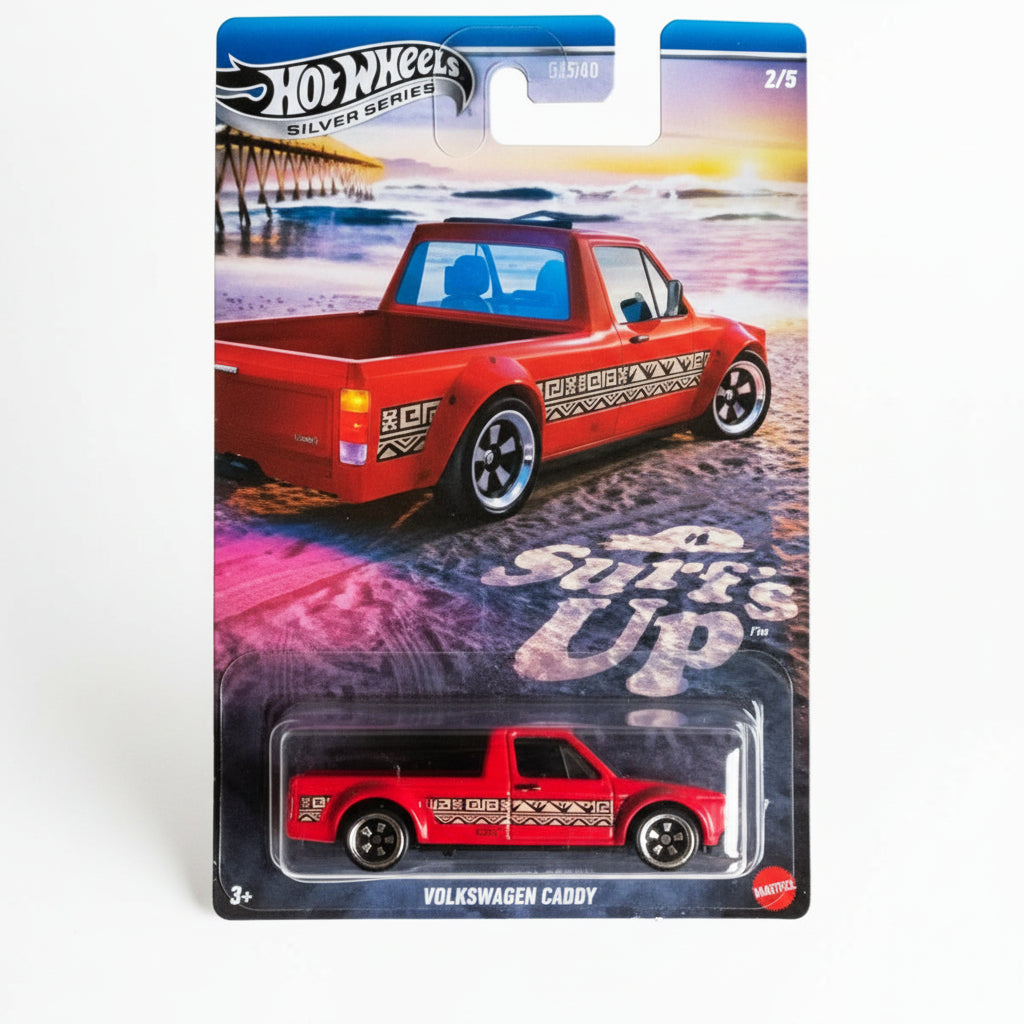 Hot Wheels Silver Series Surf's Up Volkswagen Caddy | 1:64 Scale Die-Cast Collectible