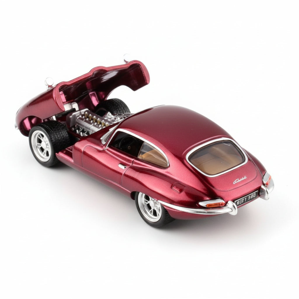 Hot Wheels RLC 1:64 — 1964 Jaguar E-Type (Series 1) | Spectraflame | Red Line Club Exclusive | Die-Cast Collectible