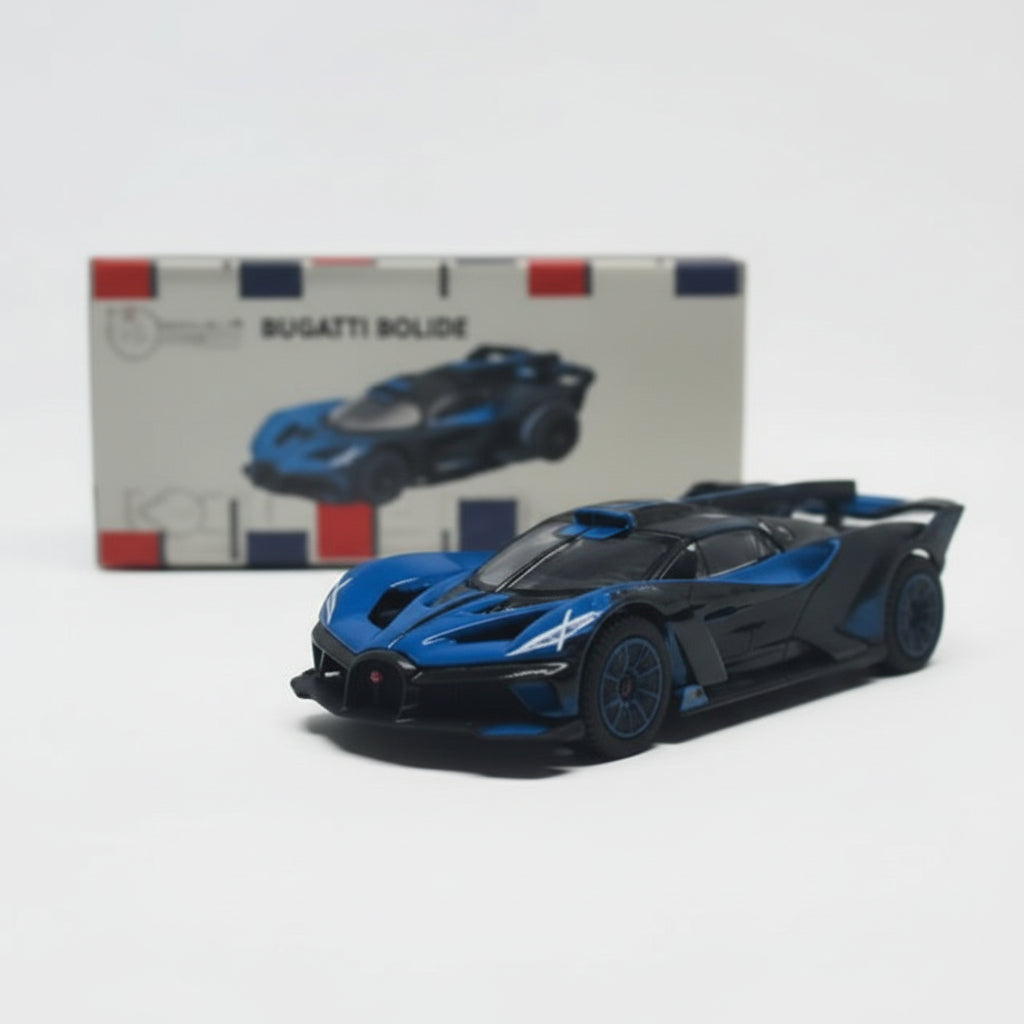 Bburago - Bugatti Bolide (Blue) 1:64 Die-Cast