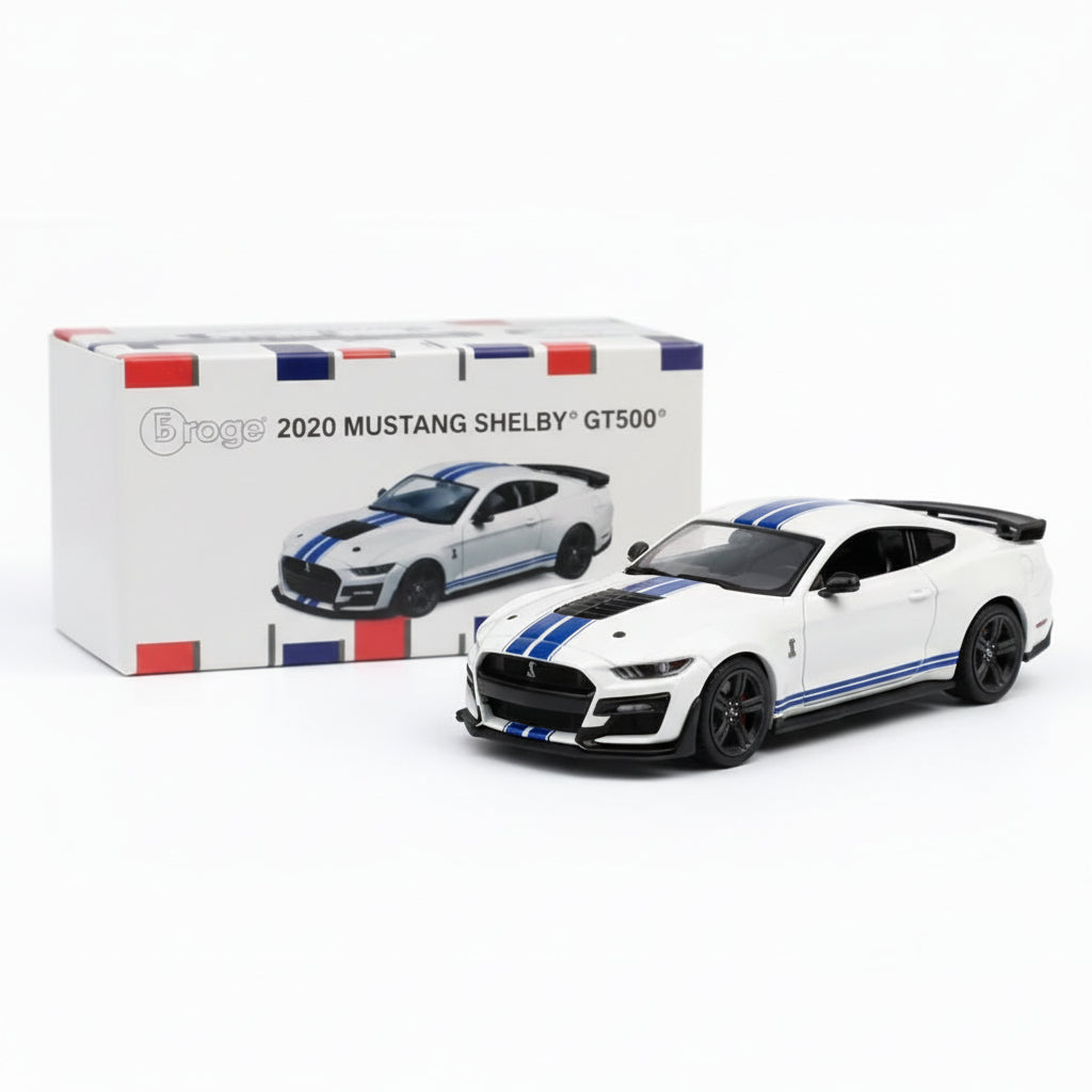 Bburago - 2020 Mustang Shelby GT500 (WHITE) 1:64