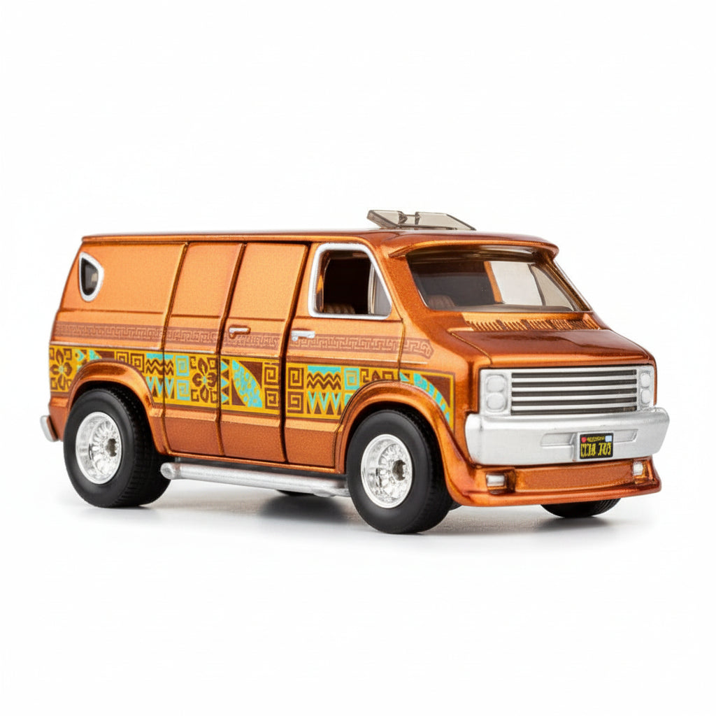 Hot Wheels RLC 1:64 Dodge Tradesman | Spectraflame Orange Bronze | Members Only | Die-Cast Collectible