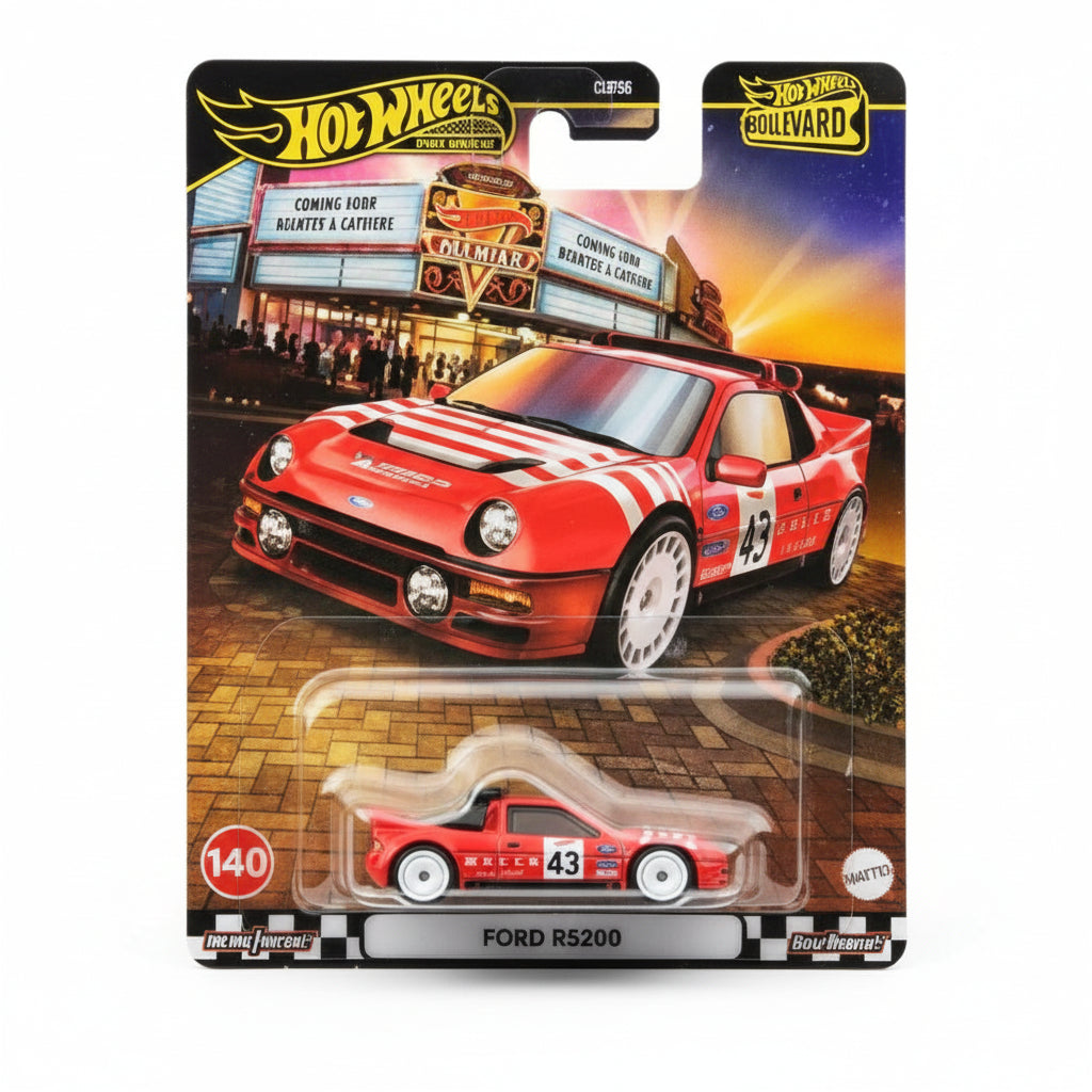 Hot Wheels Premium Boulevard Ford RS200 | 1:64 Scale Die-Cast Collectible