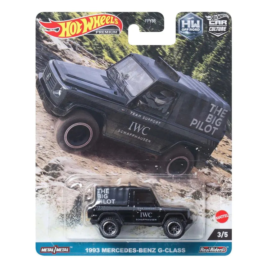 Hot Wheels Premium Car Culture HW Off Road 1993 Mercedes-Benz G-Class | 1:64 Scale Die-Cast Collectible