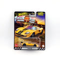 Hot Wheels Premium 1:64 Boulevard — Ford GT | Yellow & Black Stripes | #136 | GJT68 | Die-Cast Collectible