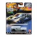 Hot Wheels Premium 1:64 Boulevard — Vaughn Gittin Jr. XXIII Ford GT | Matte Grey & Silver | Real Riders | Metal/Metal | #13 | GJT68 | Die-Cast Collectible