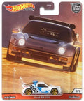 Hot Wheels Premium 1:64 Car Culture Thrill Climbers — Ford RS200 | White & Blue Racing Livery | 3/5 | FPY86 | Die-Cast Collectible