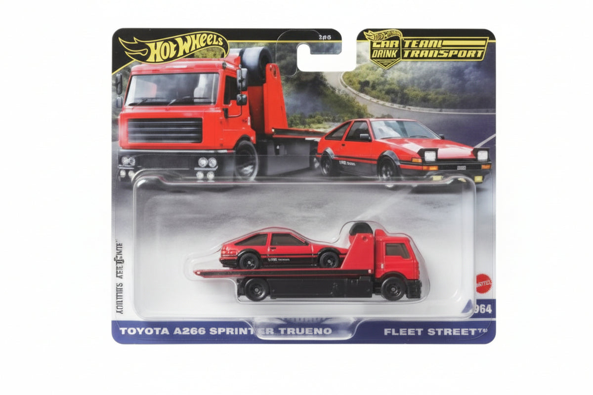 TOYOTA AE86 SPRINTER TRUEN0 & FLEET STREET (HOTWHEELS PREMIUM)