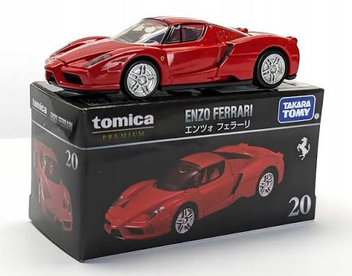 Tomica Premium 1:64 — Ferrari Enzo Ferrari | Red | Rosso Corsa | Die-Cast Collectible