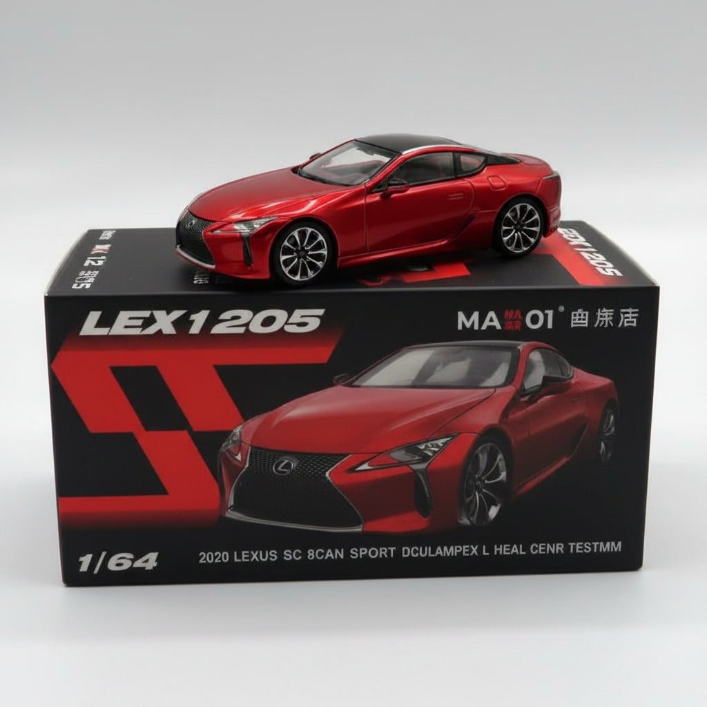 Masdi 1:64 Lexus LC 500 Sport (2020) LEX-1205 | Red | Die-Cast Collectible