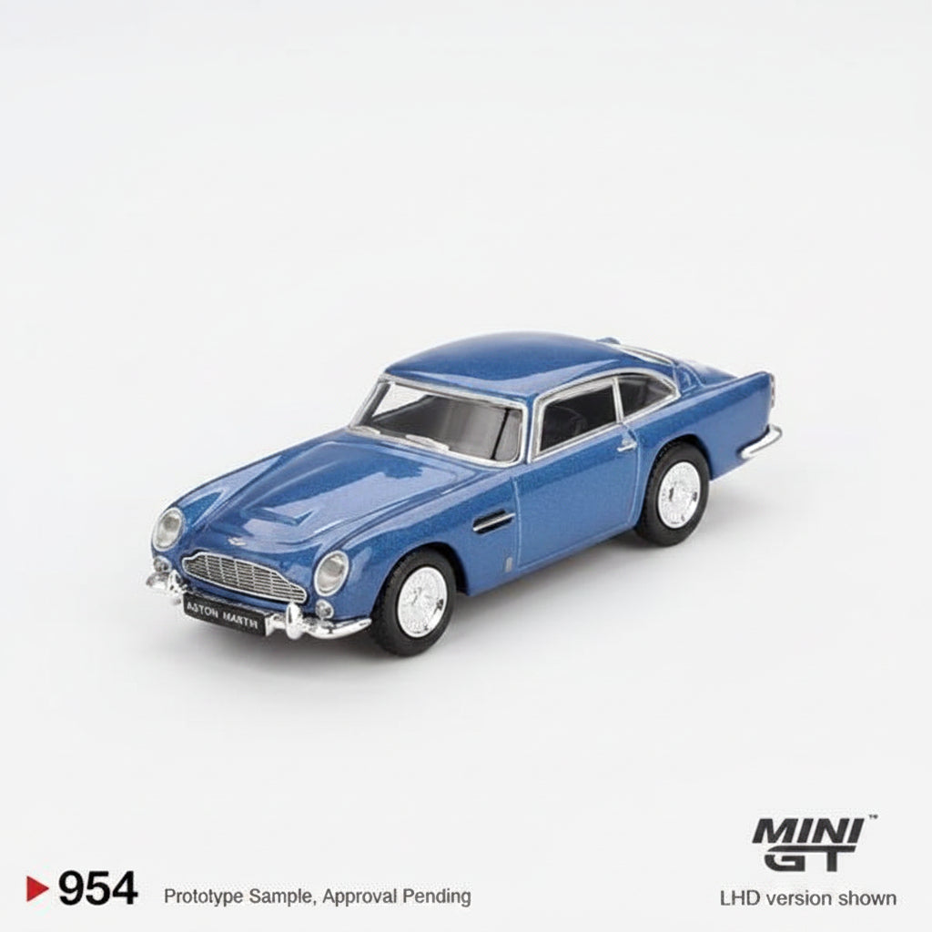 Mini GT Aston Martin DBS | Sierra Blue | 1:64 Scale Die-Cast Collectible