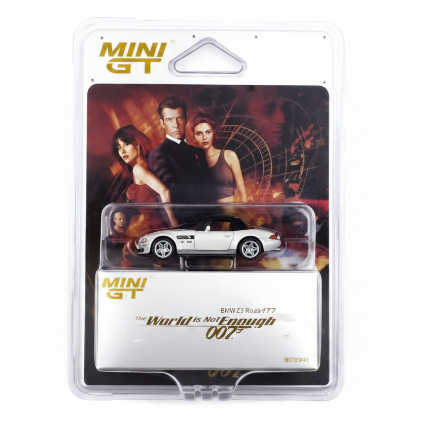 Mini GT 1:64 BMW Z8 James Bond 007 | White | #906 | Blister Pack | Die-Cast Collectible