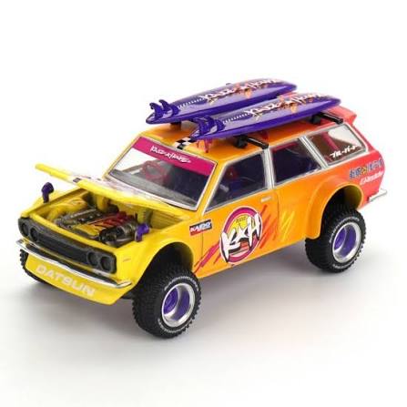 Kaido House x Mini GT Datsun Kaido 510 Wagon 4x4 | Kaido Islands VI | 1:64 Scale Die-Cast Collectible