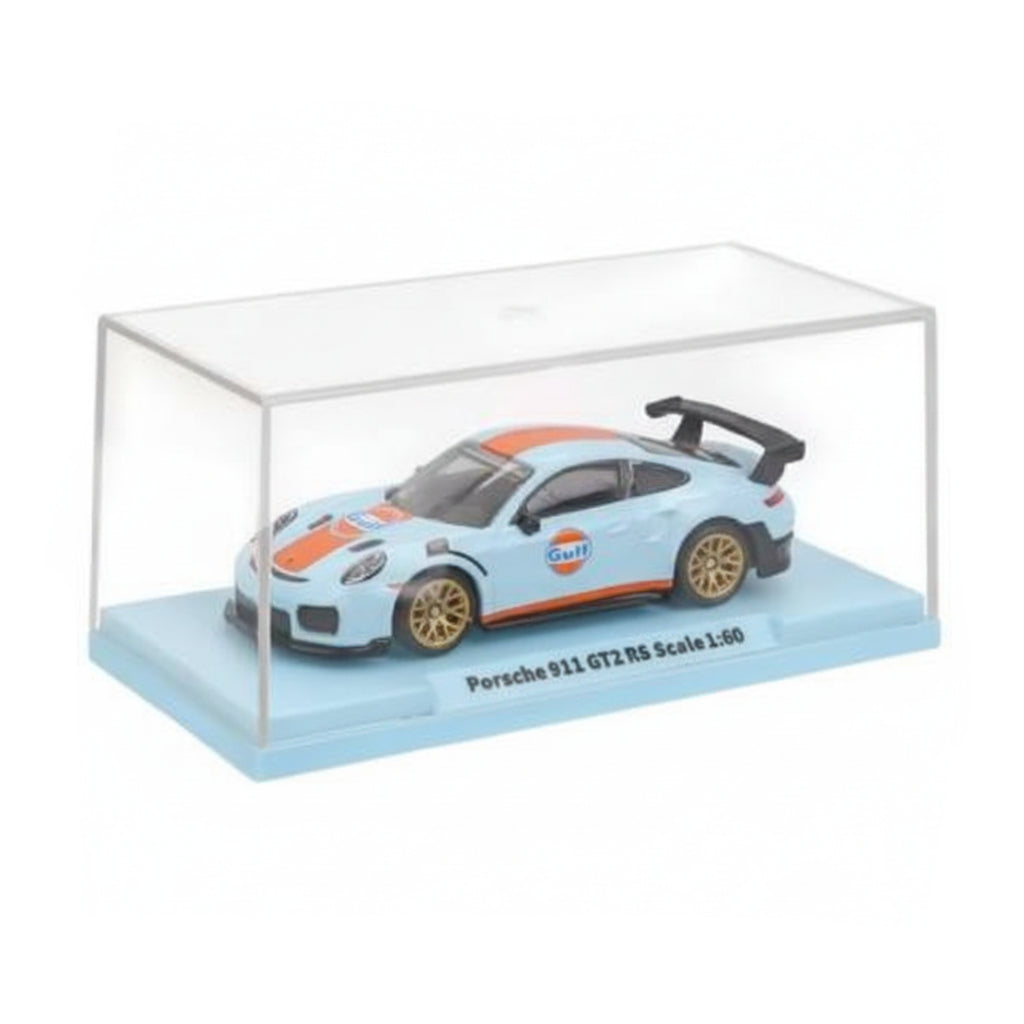 CCA Acrylic Porsche 911 GT2 RS Gulf Blue | 1:64 Die-Cast Collectible