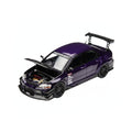 Time Micro Mitsubishi Lancer Evolution IX Purple Wide Body | 1:64 Die-Cast Collectible