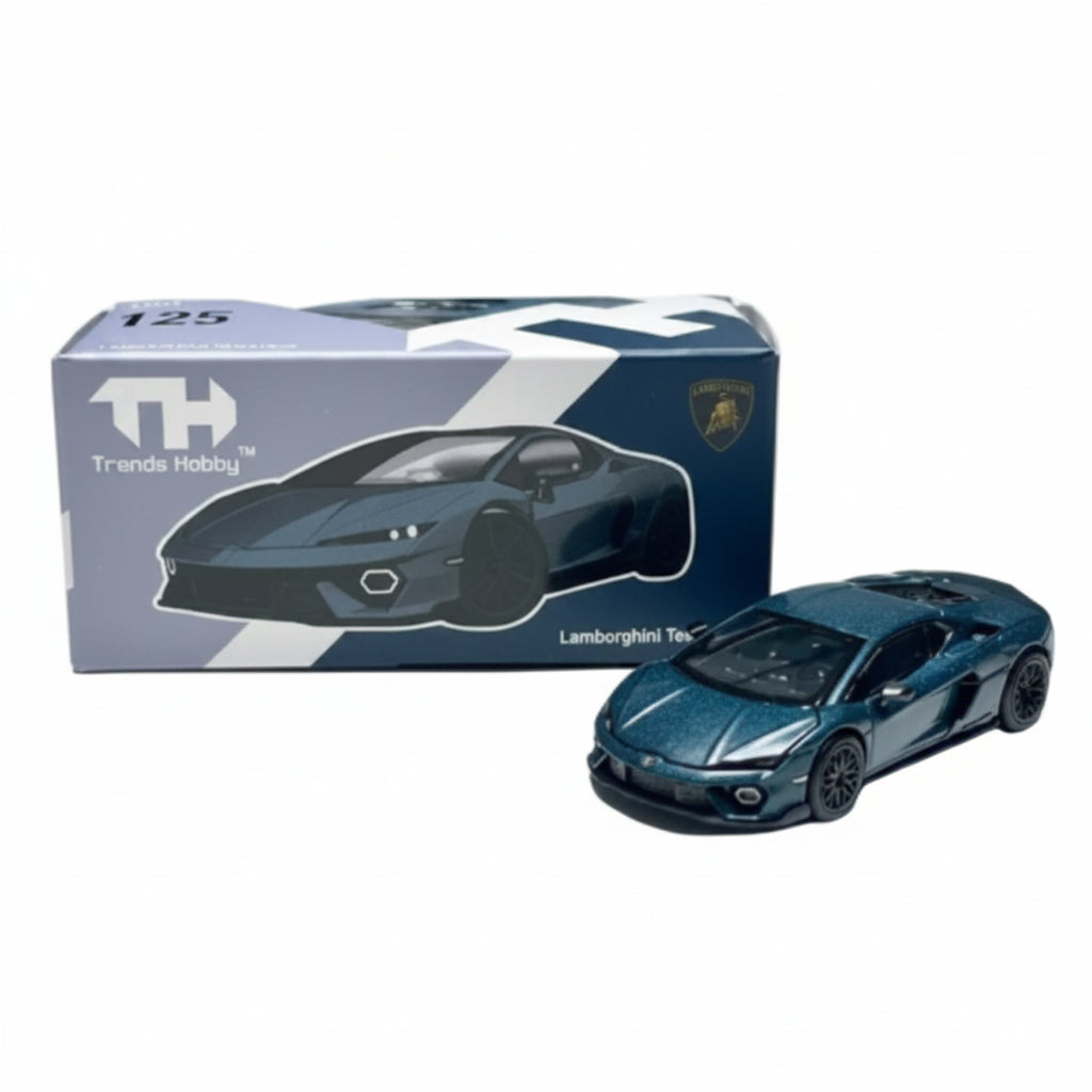 Trends Hobby TH #125 Lamborghini Temerario Dark Teal Metallic | 1:64 Die-Cast Collectible
