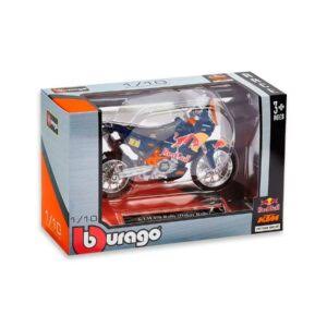 Bburago 1:18 KTM 450 Rally Red Bull KTM Factory Racing Dakar Dirt Bike Die-Cast Collectible