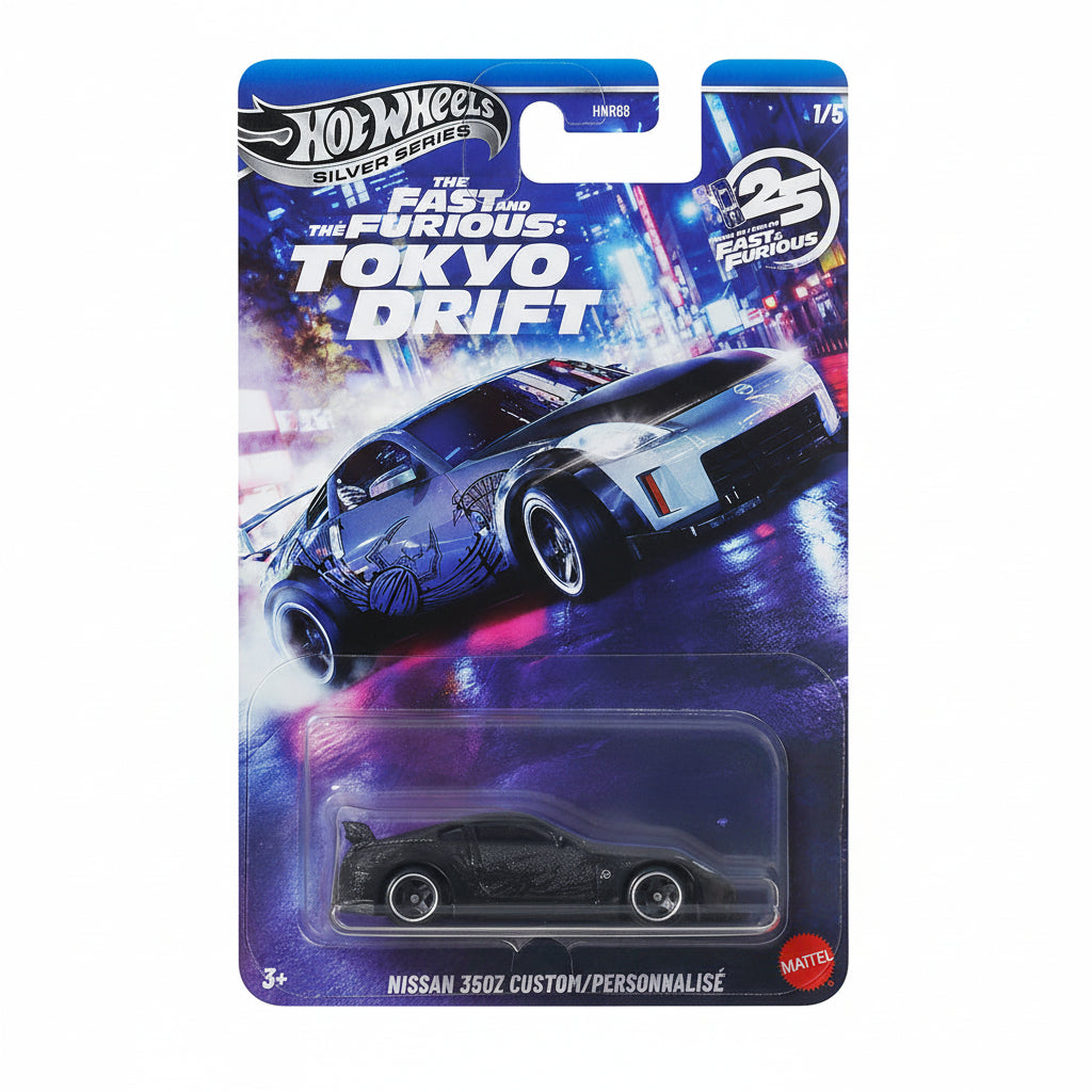 Hot Wheels Silver Series Nissan 350Z Custom | 1:64 Scale Die-Cast Collectible