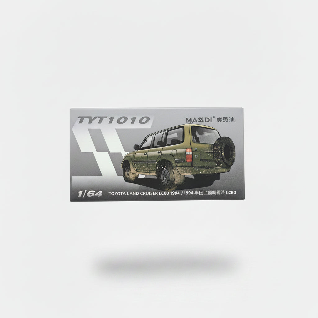 Masdi 1:64 — Toyota Land Cruiser LC80 | Green | Die-Cast Collectible