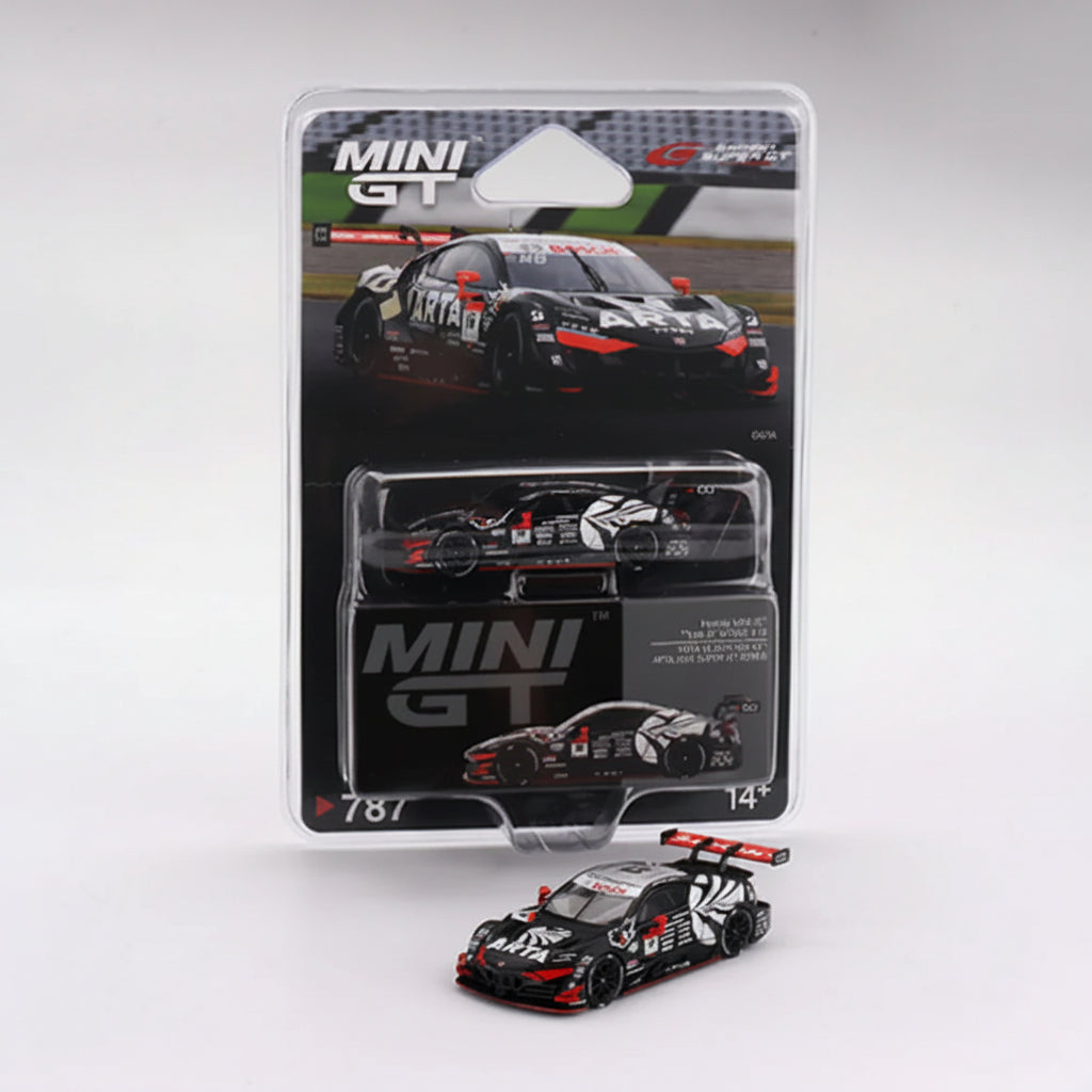 Mini GT 1:64 — Honda NSX-GT Type S | #16 ARTA Mugen | 2023 Super GT Series GT500 | Blister Pack | Official Die-Cast