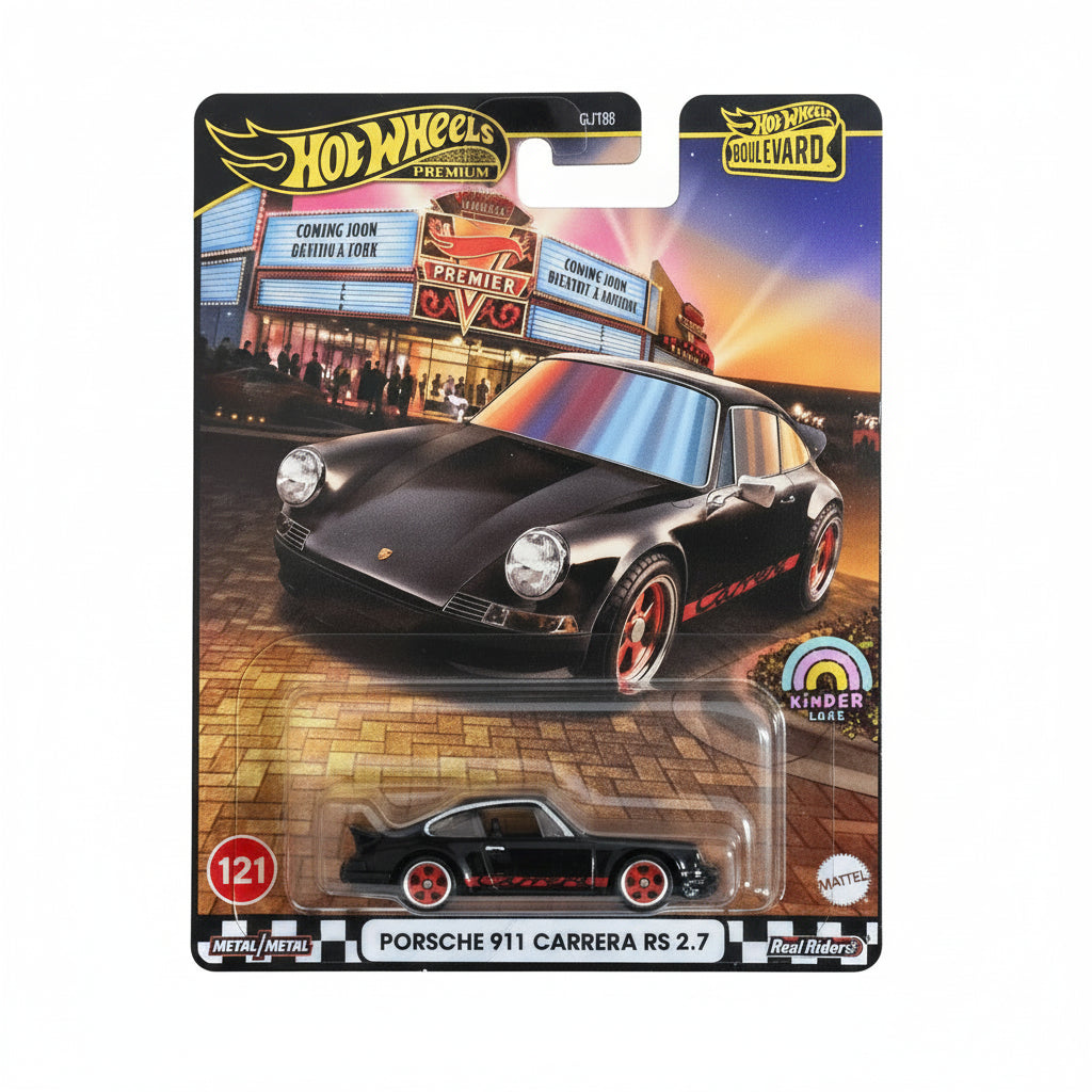 Hot Wheels Premium Porsche 911 Carrera RS 2.7 | 1:64 Scale Die-Cast Collectible