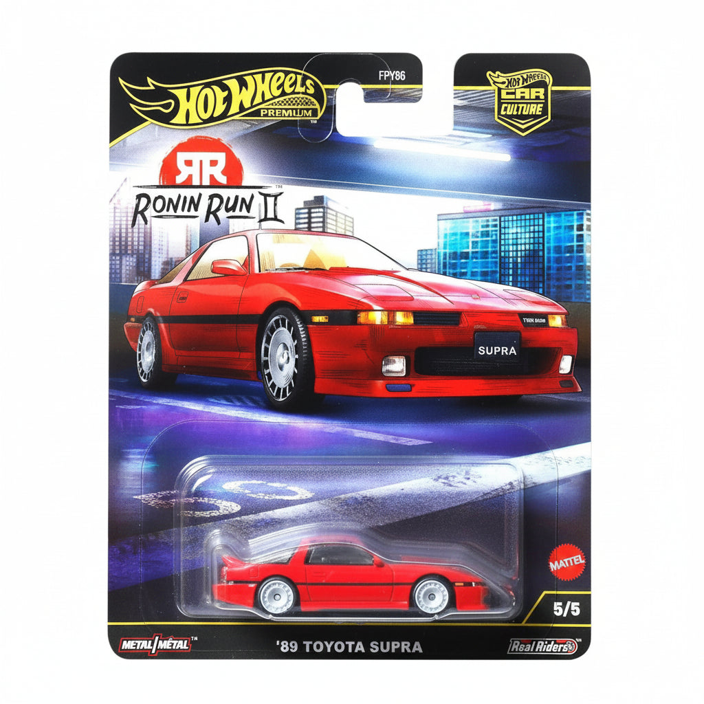 HOTWHEELS PREMIUM CAR CULTURE RONIN RUN 2 '89 TOYOTA SUPRA