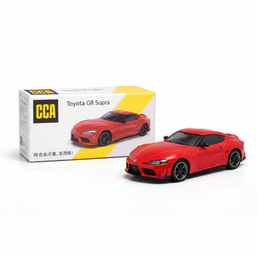 CCA 1:64 — Toyota GR Supra (A90) | Red | Die-Cast Collectible